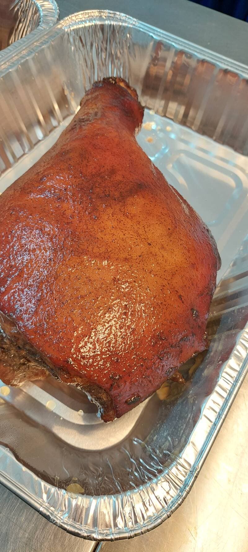 Christmas roast pernil · detail