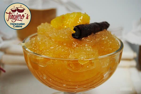 Dulce de Cabello de Ángel con Piña · detalle