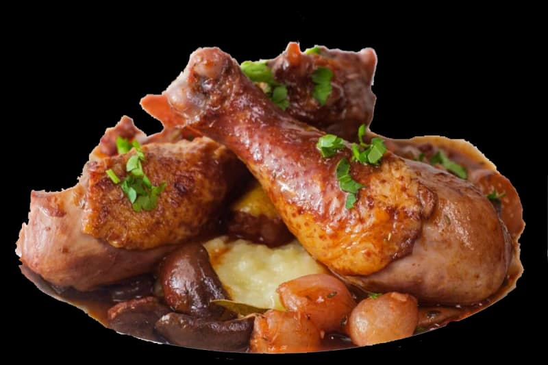 Pollo al Vino Tinto